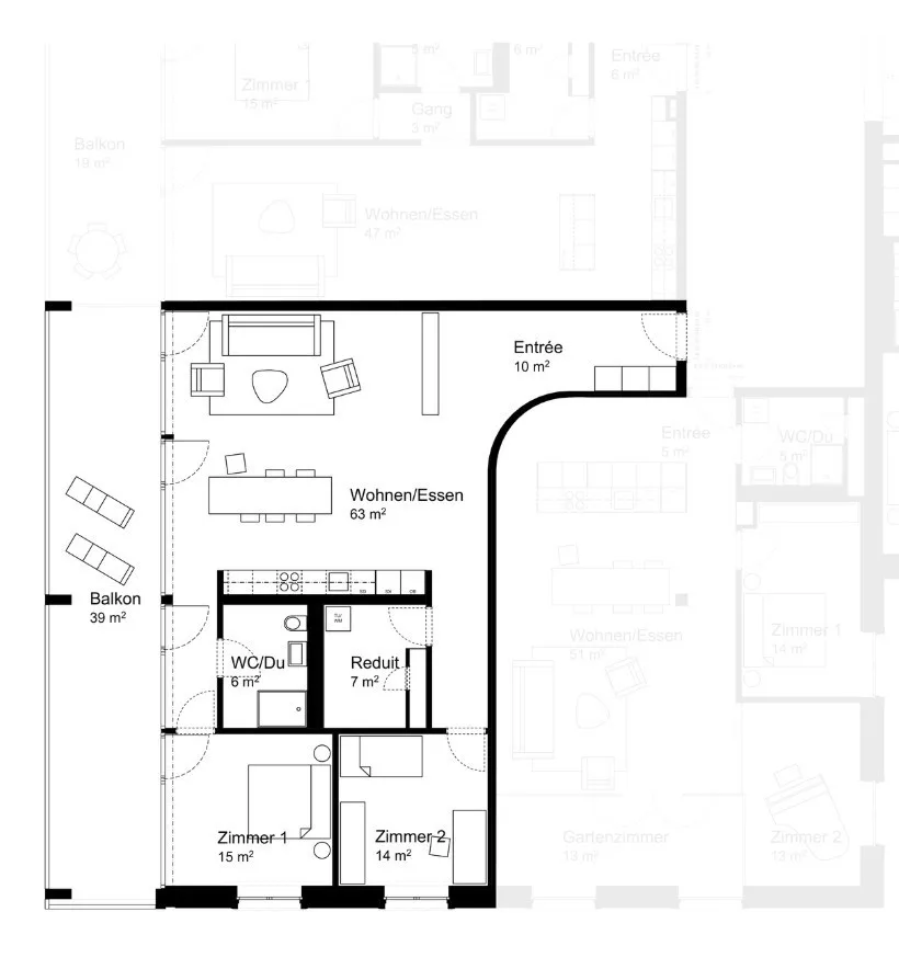Première location - Appartement spacieux avec balcon – photo 4 sur 4