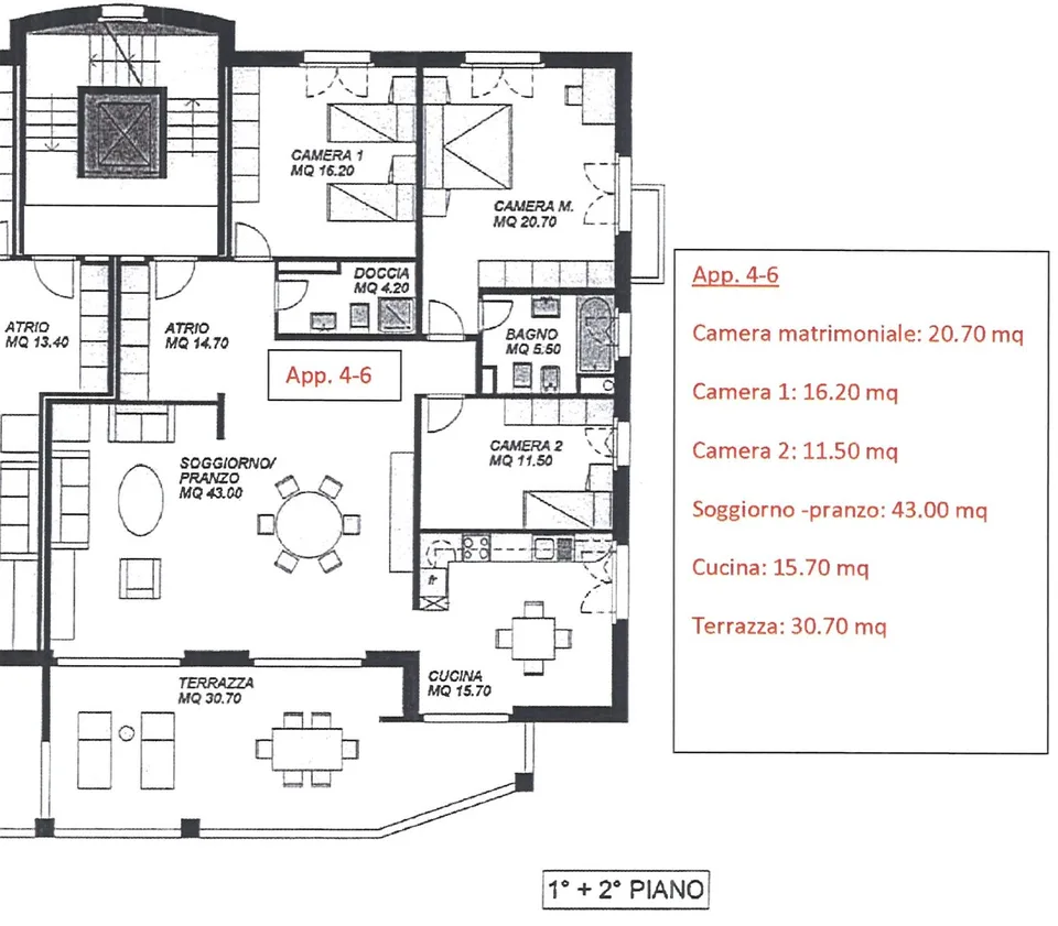 Vezia - Geräumige 4.5-Zimmer-Wohnung mit großer Terrasse zu vermieten – Foto 2 von 13
