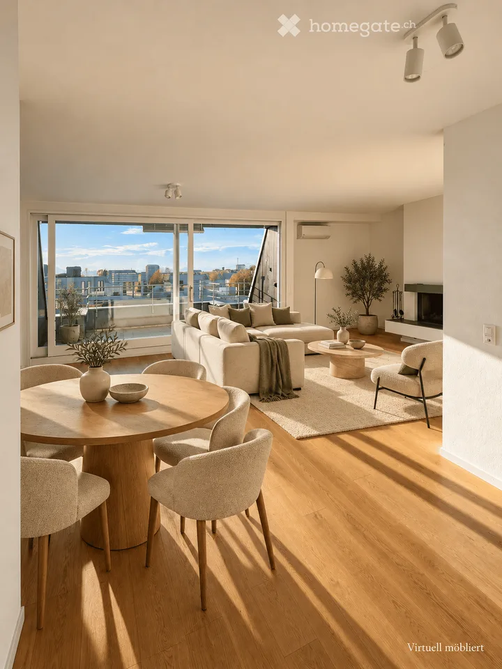 4½ Zimmer Attika Maisonette in Zug – Foto 14 von 15