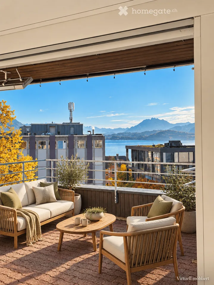4½ Zimmer Attika Maisonette in Zug – Foto 12 von 15