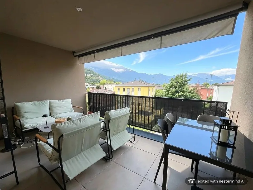 Modernes 3.5-Zimmer-Apartment - privilegierte Lage in Bellinzona – Foto 9 von 10