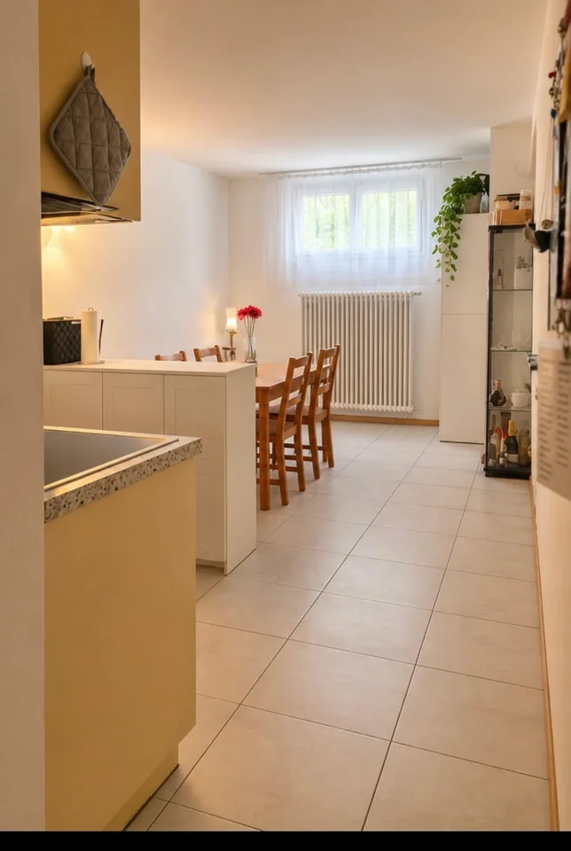 grosse 1.5 Wohnung mit eigenem Sitzplatz in ruhigem Quartier, nahe Bahnhof Rikon – Foto 3 von 6