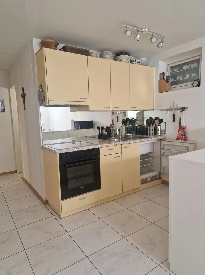 grosse 1.5 Wohnung mit eigenem Sitzplatz in ruhigem Quartier, nahe Bahnhof Rikon – Foto 2 von 6
