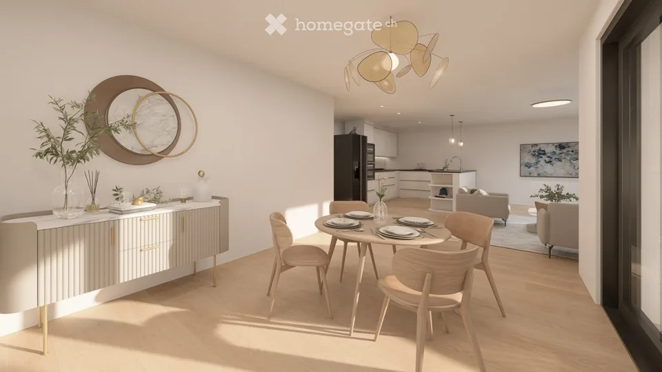 First-time occupancy in owner-occupier standard: Exclusive 4.5-room apartment in Arisdorf – photo 2 of 8