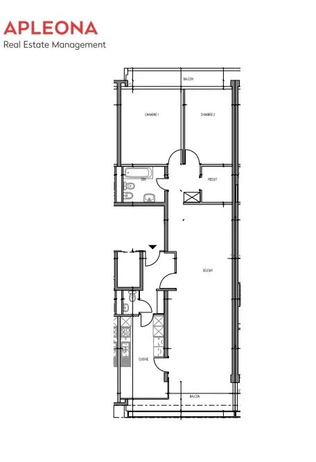 Schönes Apartment im Komplex von La Tourelle – Foto 12 von 12