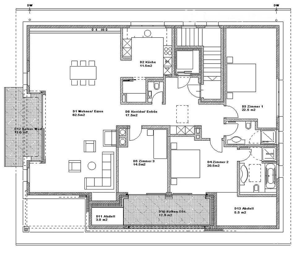 Moderne Dachwohnung mit See- und Fernsicht – Foto 10 von 11