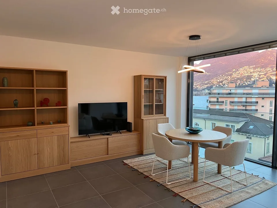 Modernes, eingerichtetes Apartment mit Panoramablick in Paradiso – Foto 4 von 9