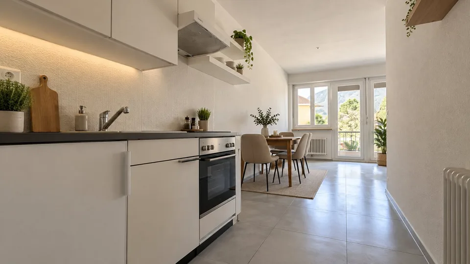 Helles Einzimmerapartment mit Terrasse in Bellinzona – Foto 3 von 10
