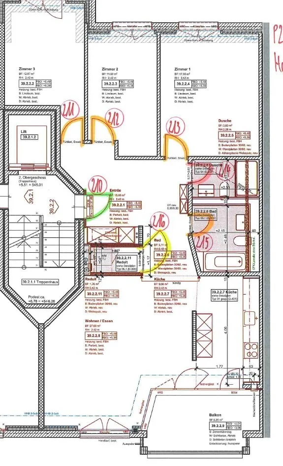 Moderne 4.5-Zimmerwohnung mit Balkon – Foto 8 von 8