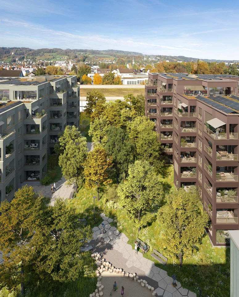Appartamento nuovo di 3,5 locali in un quartiere residenziale tranquillo