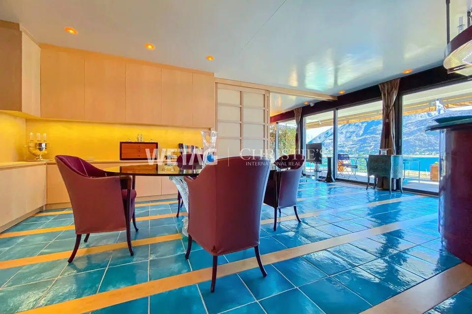 Lugano-Melide: Moderne Penthouse-Wohnung mit magischem Luganersee-B...