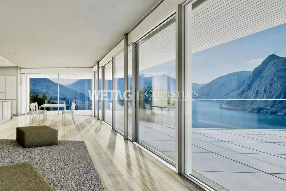 Appartamento 6.5 locali con vista incantevole sul lago di Lugano in vendita