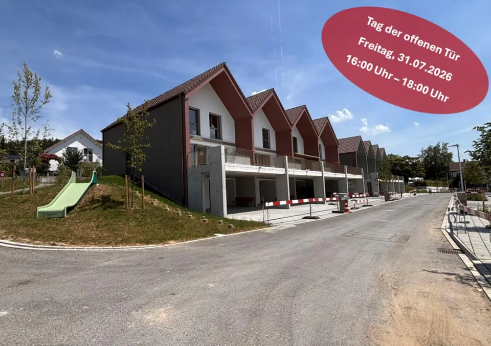 Modernes Neubau-Reihenhaus in Reinach mit sonnigem Wohnambiente