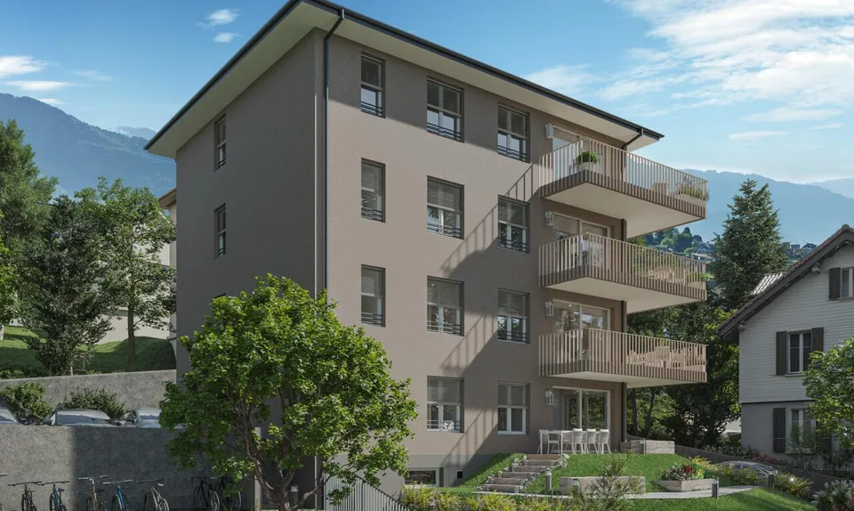 Appartement neuf avec grand balcon ensoleillé