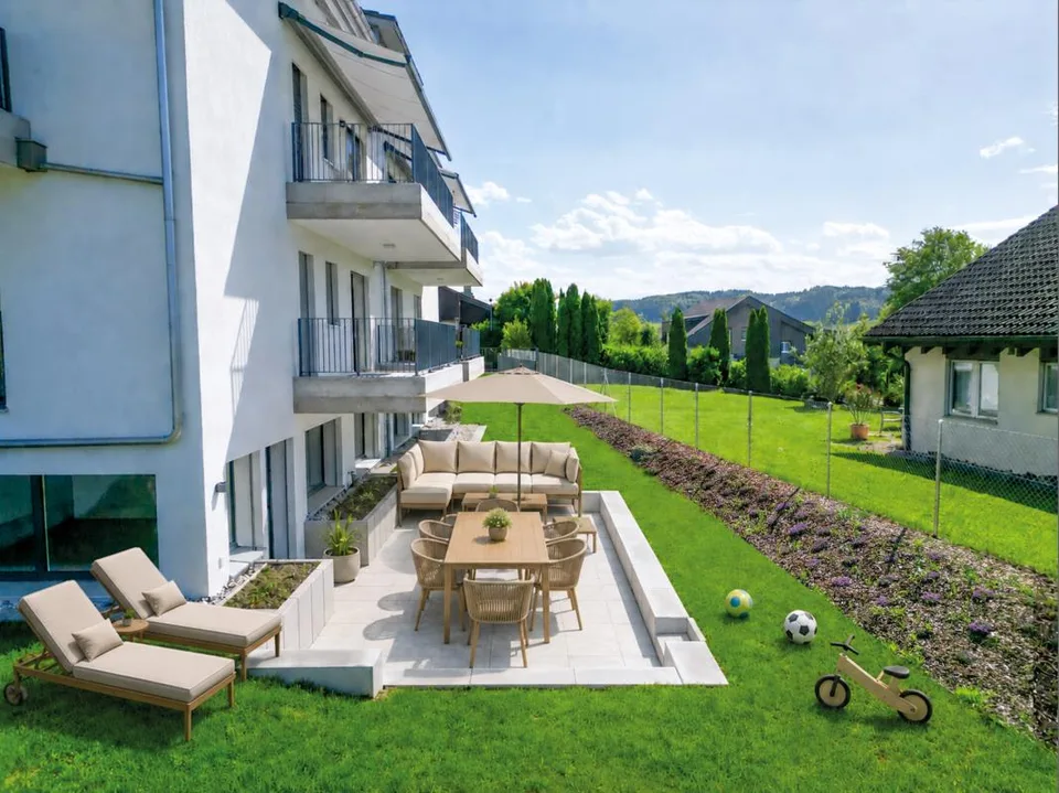 Familienwohnen mit Garten und viel Stauraum