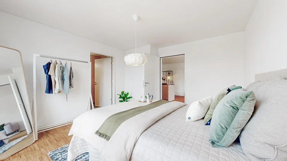 Perfekt für WGs Neubauwohnung direkt beim Bahnhof Steinhof – Foto 10 von 13