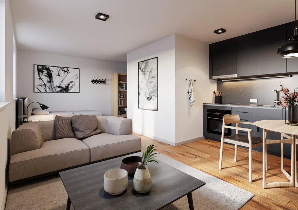 moderne 2.5-Zimmer Studentenwohnung in St. Gallen