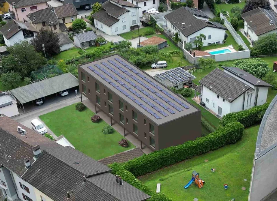 Nuovo appartamento con grande giardino in elegante residenza