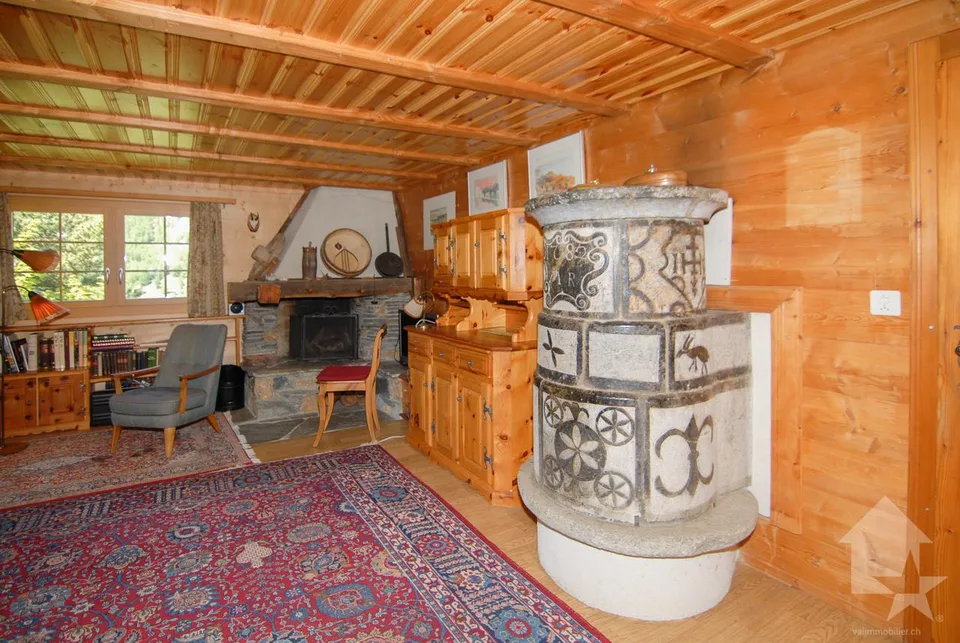 Chalet avec vue privilégiée sur les montagnes et les glaciers