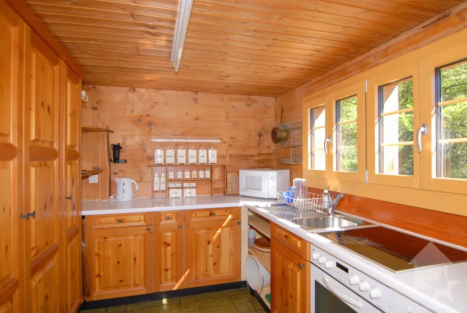 Chalet avec vue privilégiée sur les montagnes et les glaciers