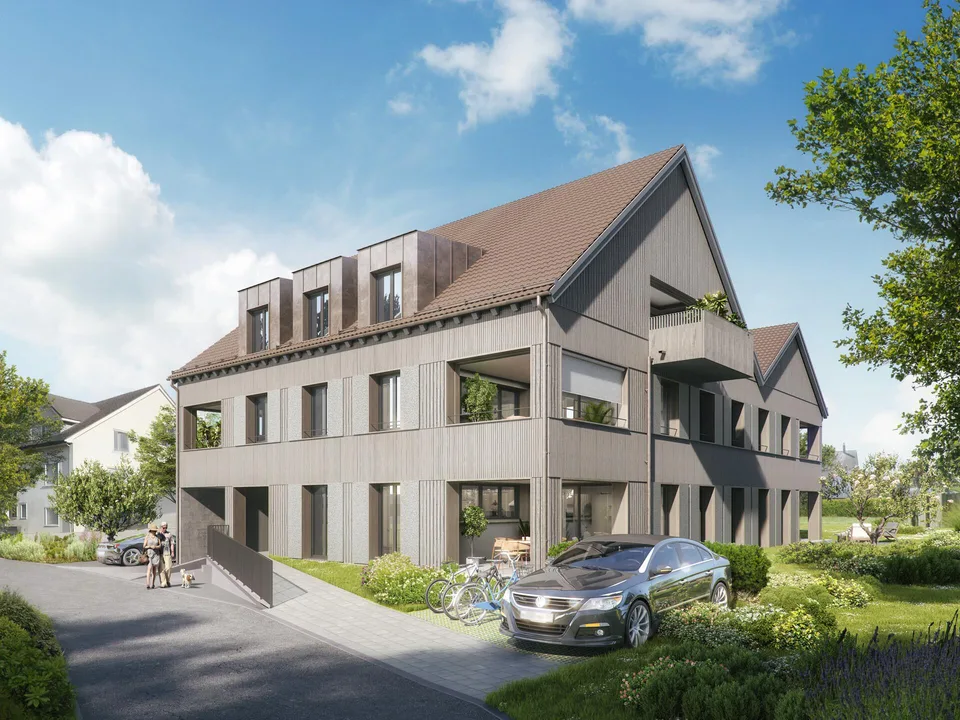 Moderne Dachwohnung für Lebensqualität