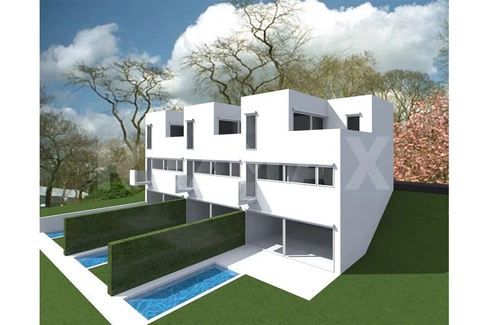 Progetto residenziale di tre villette a schiera
