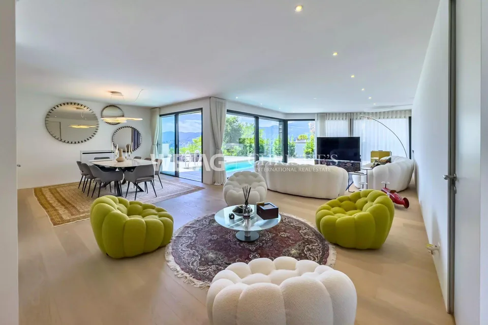 Lugano-Viganello: moderne Villa mit herrlichem Blick auf den Lugane...
