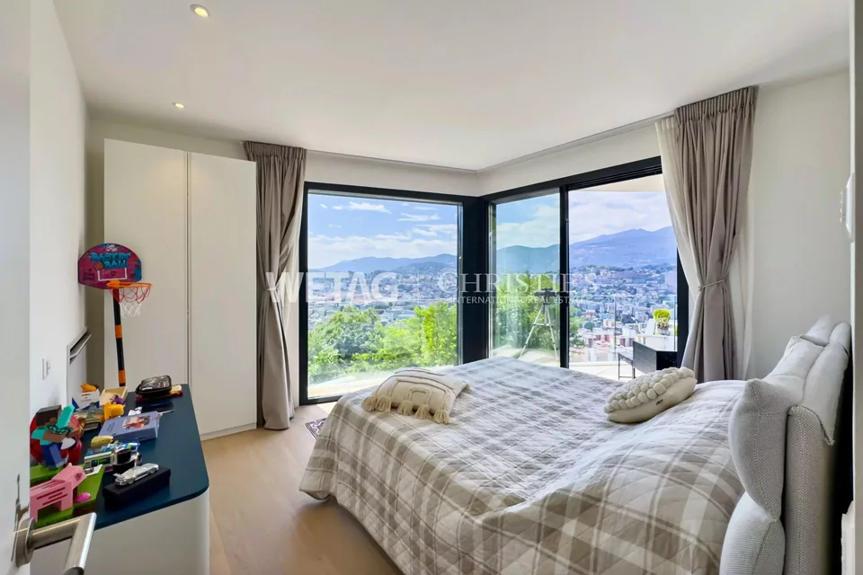 Lugano-Viganello: villa moderna con una vista incantevole sul Lago di Lugano & piscina esterna, anche ideale come seconda casa – foto 9 di 13