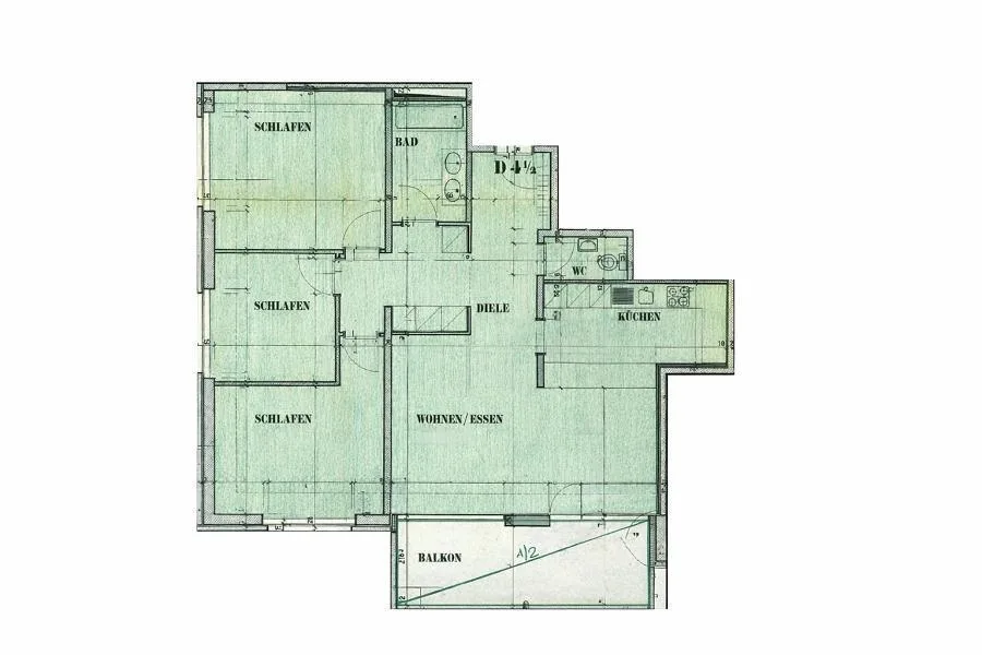 Thusis - appartement 4,5 pièces