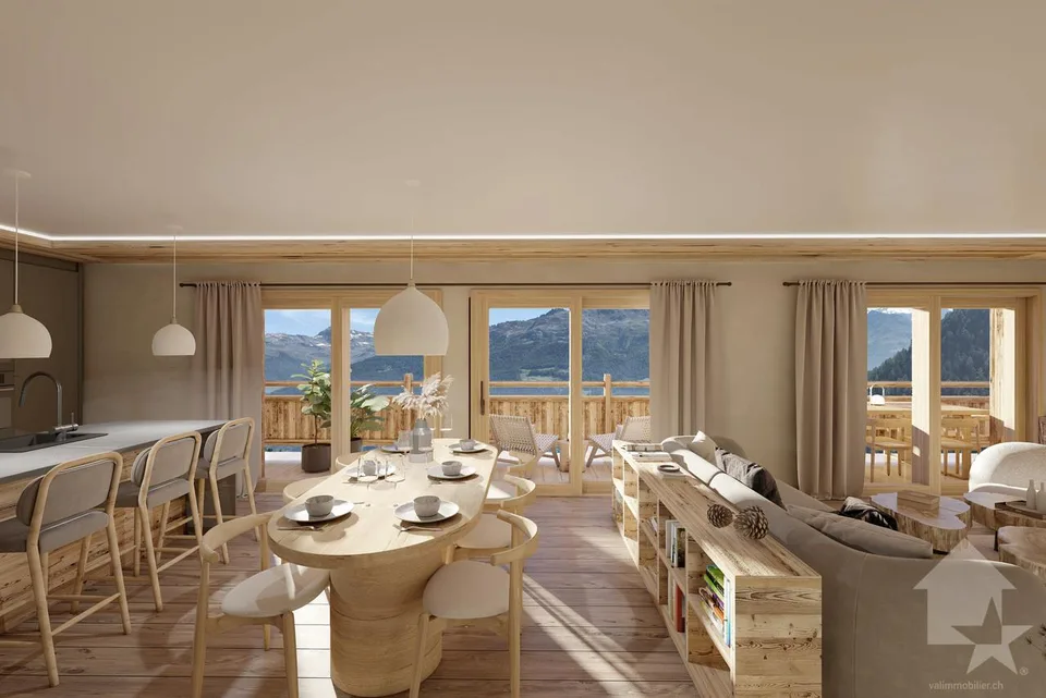 Appartement de standing à deux pas des pistes sans obligation de louer