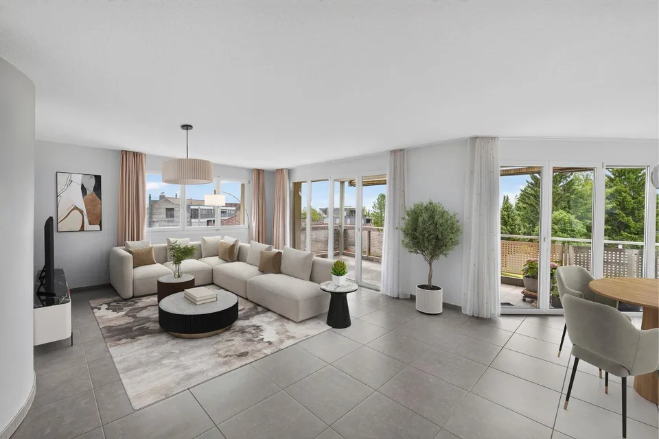 Vivere in tranquillità, vivere in centro – balcone soleggiato con bella vista