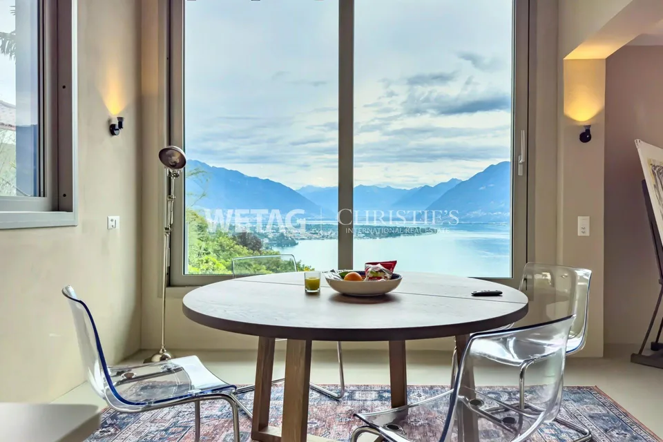 Ronco sopra Ascona: Villa moderna a due famiglie con due appartamenti & vista lago splendida in vendita – foto 9 di 13