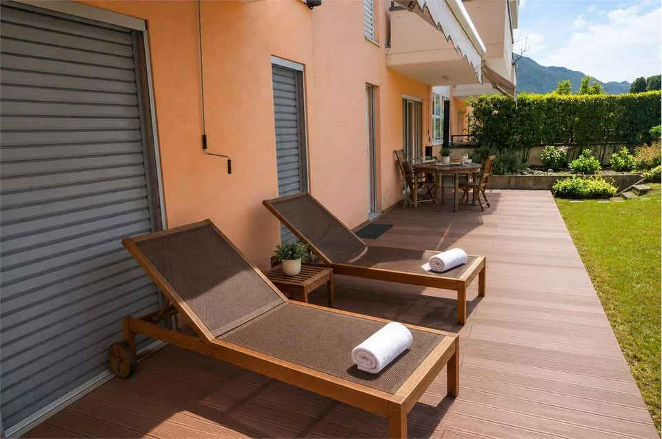 Esclusivo duplex di 4.5 locali con giardino privato e spettacolare vis