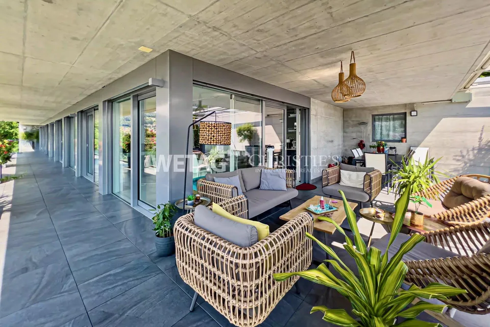 Lugano-Pregassona: grosse Penthouse-Wohnung mit herrlichem Blick üb... – Foto 7 von 10