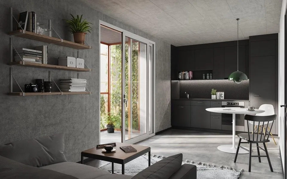 Affittasi appartamento 1.5 locali di recente costruzione a Bellinzona