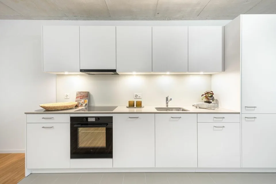 Appartement loft unique avec fenêtres en arc et terrasse sur le toit