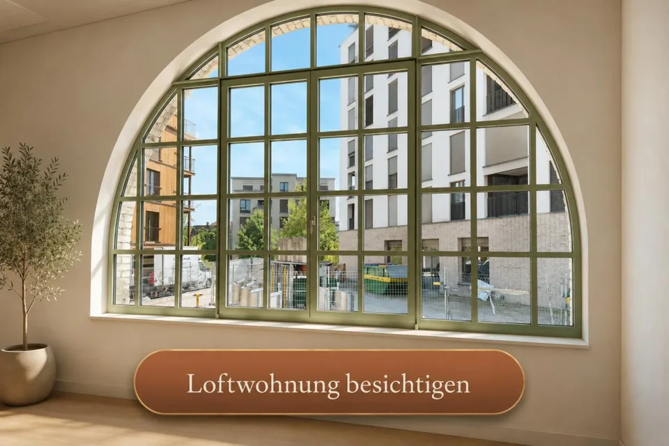 Einzigartige Loftwohnung mit Bogenfenster und Dachterrasse