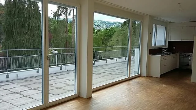Appartement moderne avec terrasse sur le toit spacieuse