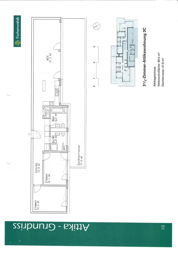 Appartamento moderno con ampia terrazza sul tetto – foto 12 di 12
