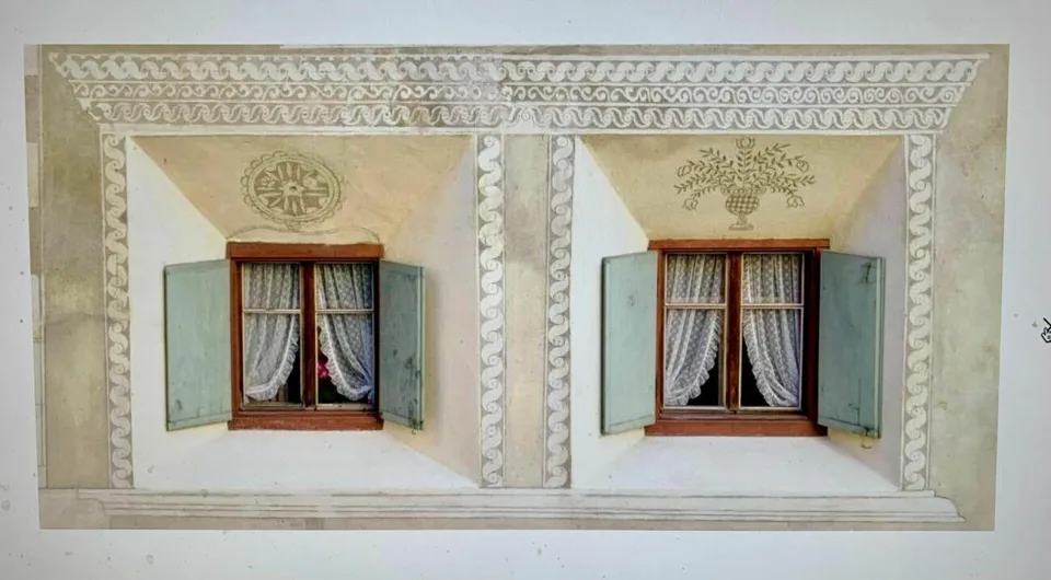 Alpine Charm and History - Semi-Detached House from 1729 in Filisur