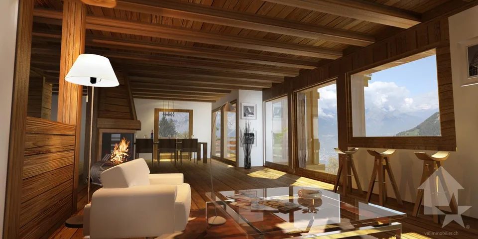 Der Charme des Walliser Chalets