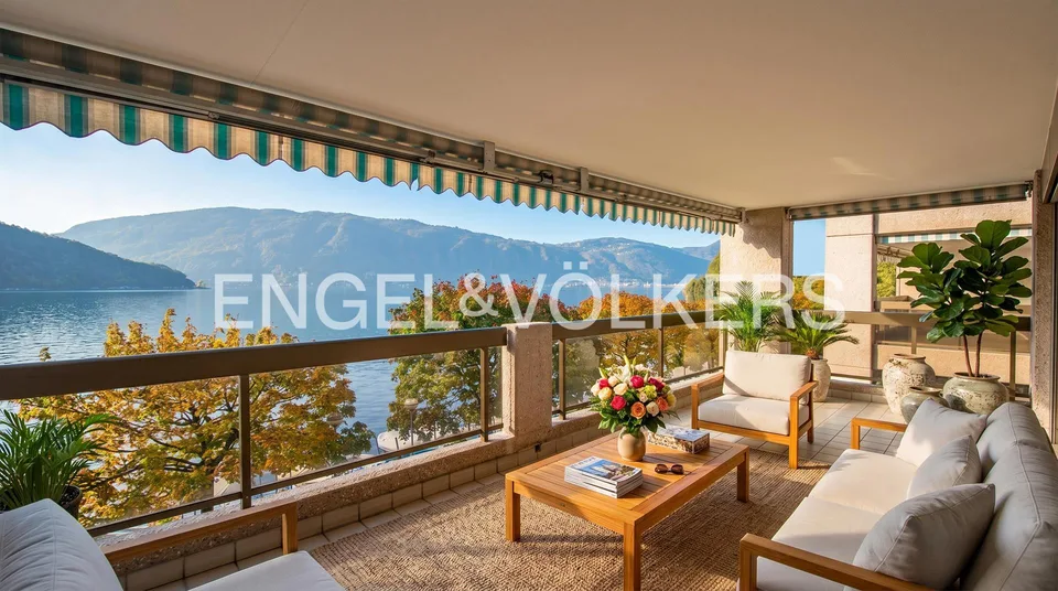 Geräumige Wohnung direkt am See