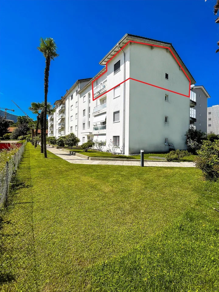 Grande appartamento 6.5 locali, Duplex con terrazza e parchegg