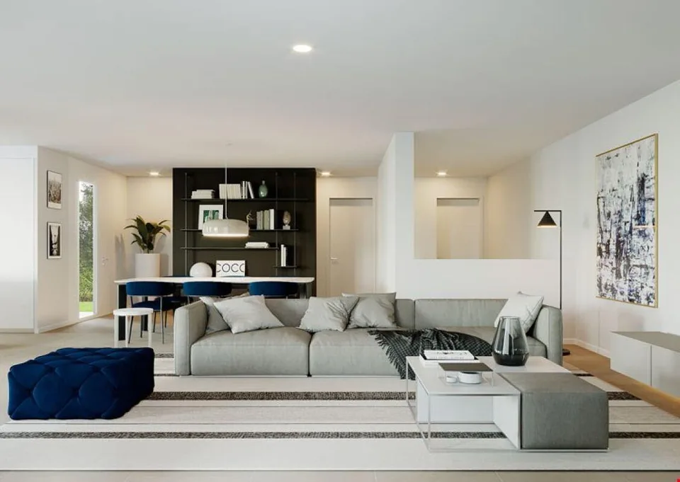 Nouvelles et élégantes unités d'habitation immergées dans le verdure