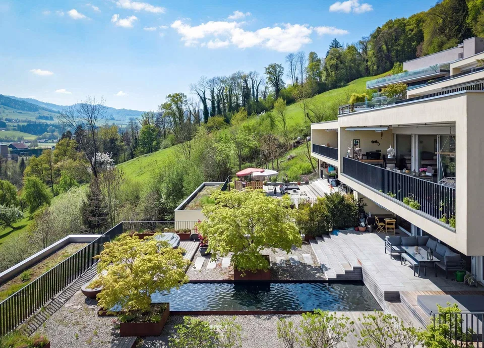 Liebhaberobjekt mit  Panoramaaussicht und Privatsphäre