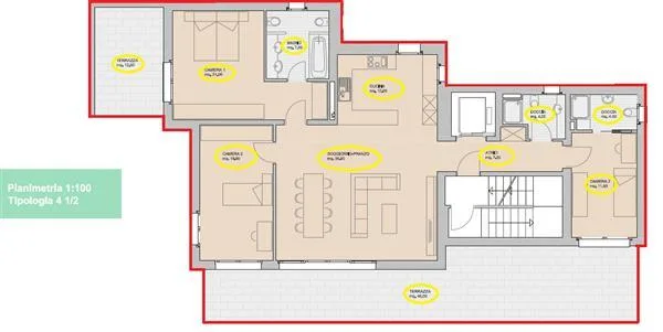 Brissago: Attico 3.5 locali