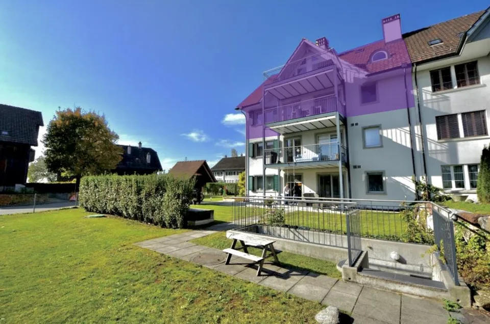 5.5-Zimmer-Dachmaisonettewohnung: grosszügige Wohnoase mit Stil, Ch...