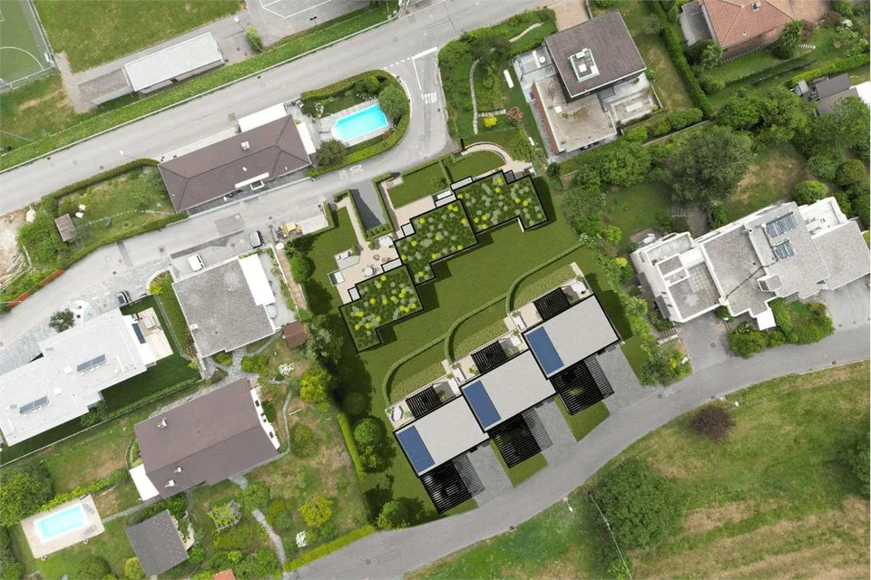 Moderne Villa mit Panoramablick in Collina d'Oro