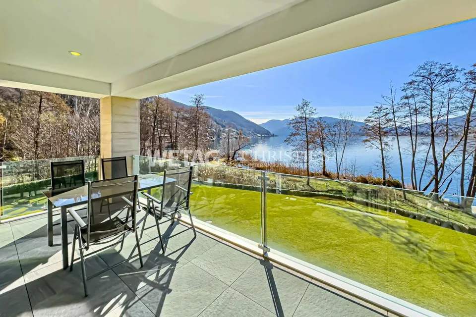Lugano-Muzzano: Elegante möblierte 3.5-Zimmer-Wohnung mit direktem ...