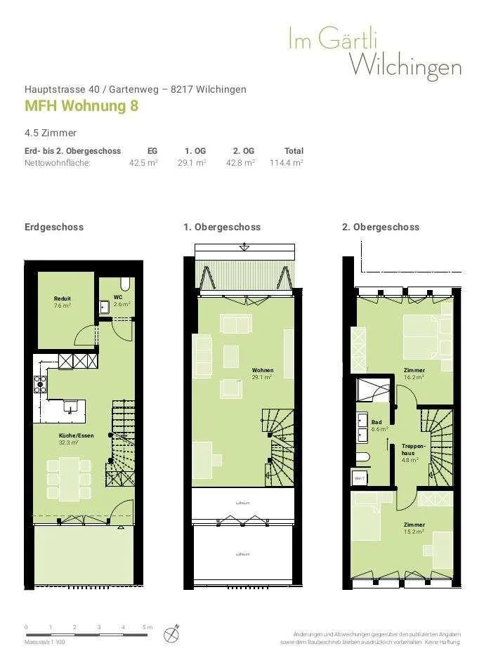 Appartamenti in affitto di nuova costruzione a Wilchingen - Im Gärtli